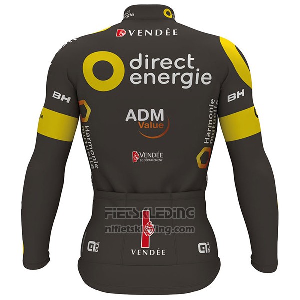 2017 Fietskleding Direct Energie Ml Vede Militare Lange Mouwen en Koersbroek